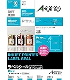 Amazon | エーワン ラベルシール ツヤ消しフィルム 透明 A4